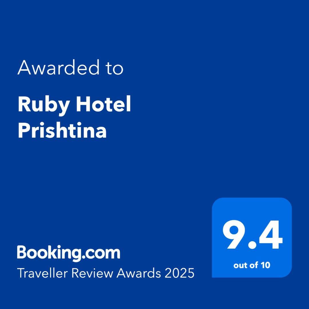 Ruby Hotel Prishtina Pristina Eksteriør bilde
